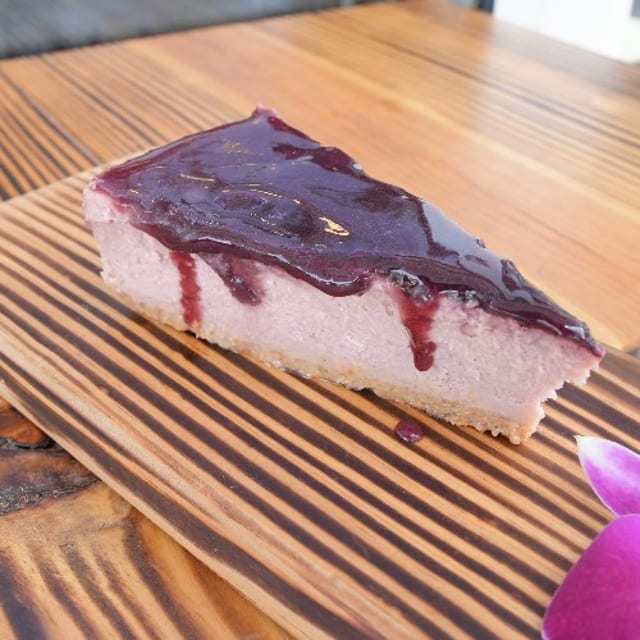 Chicha Morada Cheesecake.