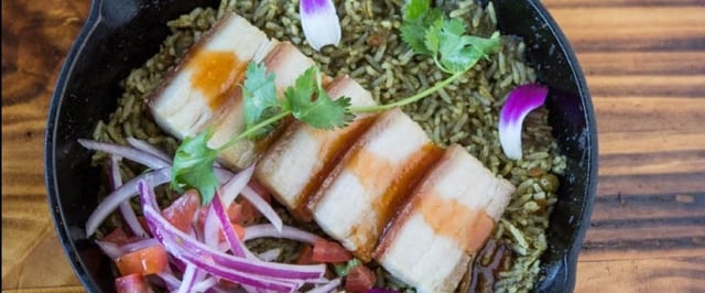 Arroz Norteno Con Porkbelly.