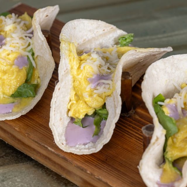 Taco de Ají de Gallina.